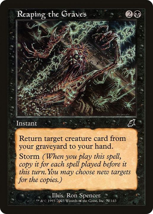 Reaping the Graves in the group Magic the Gathering / Types / Colors / Black at Proxyprinters.com (43074)