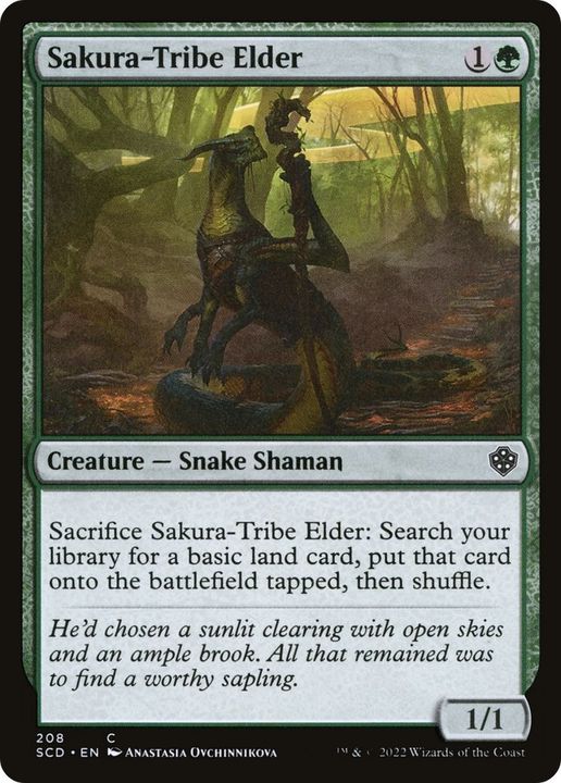 Sakura-Tribe Elder in the group Magic the Gathering / Sets / Starter Commander Decks at Proxyprinters.com (43088)