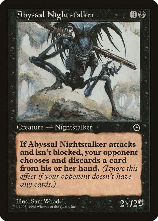 Abyssal Nightstalker in the group Magic the Gathering / Types / Colors / Black at Proxyprinters.com (4312)