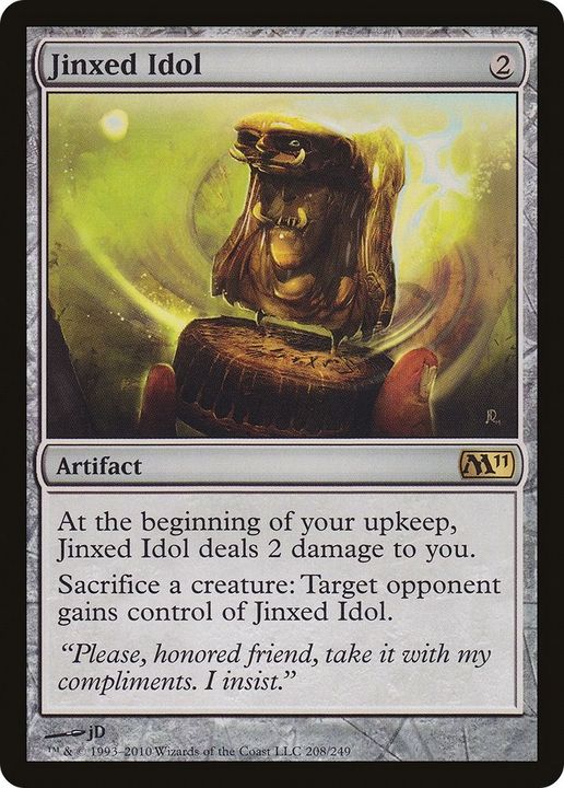 Jinxed Idol in the group Magic the Gathering / Types / Artifacts / Artifact at Proxyprinters.com (43140)