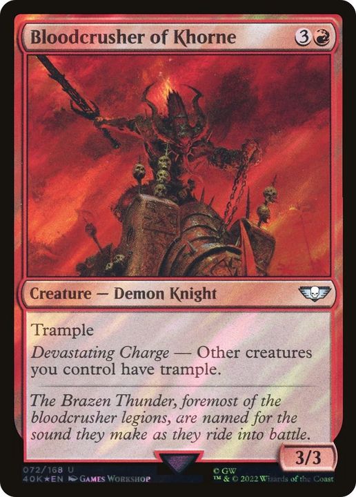 Bloodcrusher of Khorne in the group Magic the Gathering / Types / Colors / Red at Proxyprinters.com (43141)