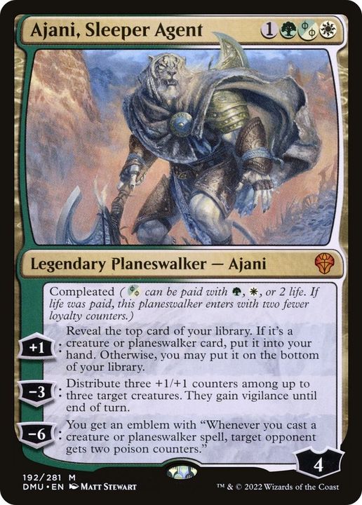 Ajani, Sleeper Agent in the group Magic the Gathering / Sets / Dominaria United at Proxyprinters.com (43148)