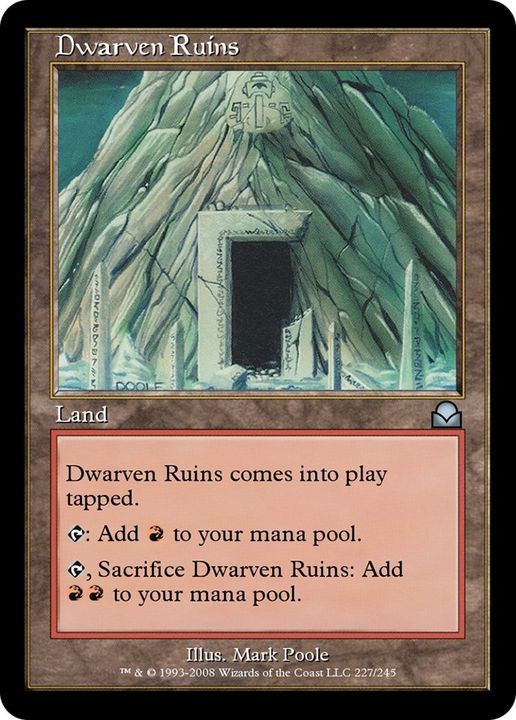 Dwarven Ruins in the group Magic the Gathering / Types / Colors / Colorless at Proxyprinters.com (4315)