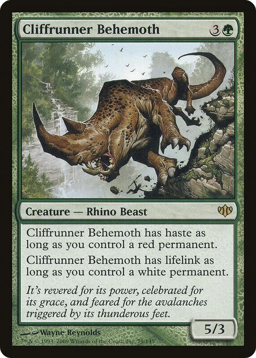 Cliffrunner Behemoth in the group Magic the Gathering / Sets / Conflux at Proxyprinters.com (43165)