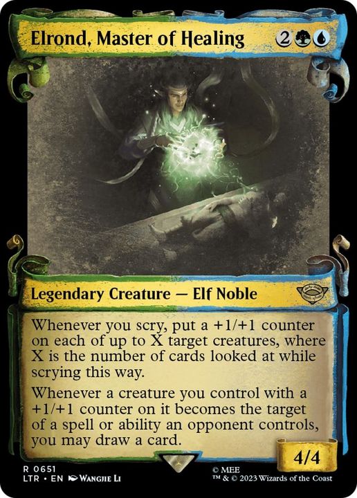 Elrond, Master of Healing in the group Magic the Gathering / Types / Colors / Multicolors / G, U at Proxyprinters.com (43167)