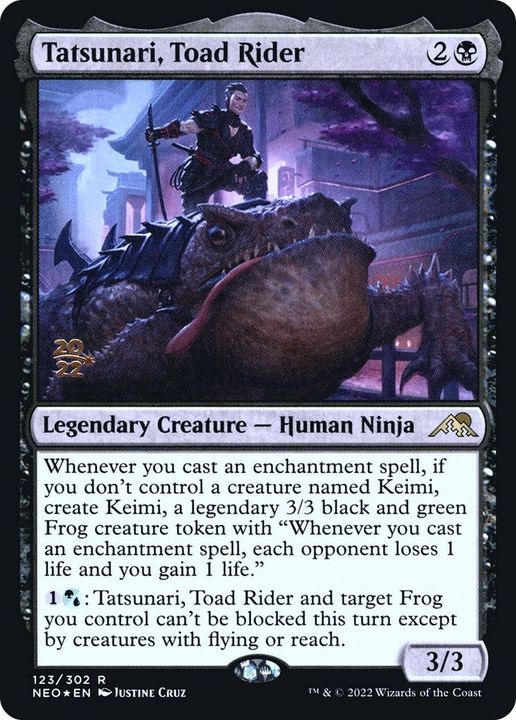 Tatsunari, Toad Rider in the group Magic the Gathering / Types / Creatures / Human at Proxyprinters.com (43171)