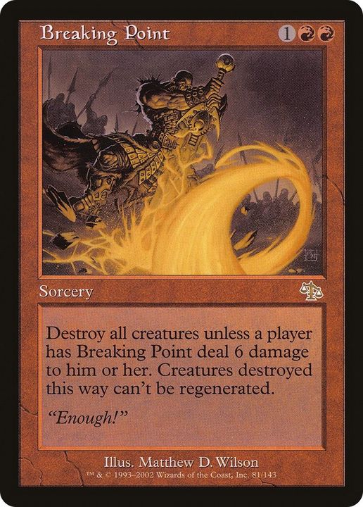 Breaking Point in the group Magic the Gathering / Types / Colors / Red at Proxyprinters.com (43186)