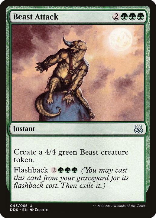 Beast Attack in the group Magic the Gathering / Types / Colors / Green at Proxyprinters.com (432)