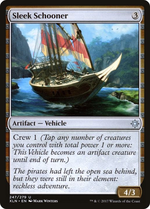 Sleek Schooner in the group Magic the Gathering / Sets / Ixalan at Proxyprinters.com (43228)