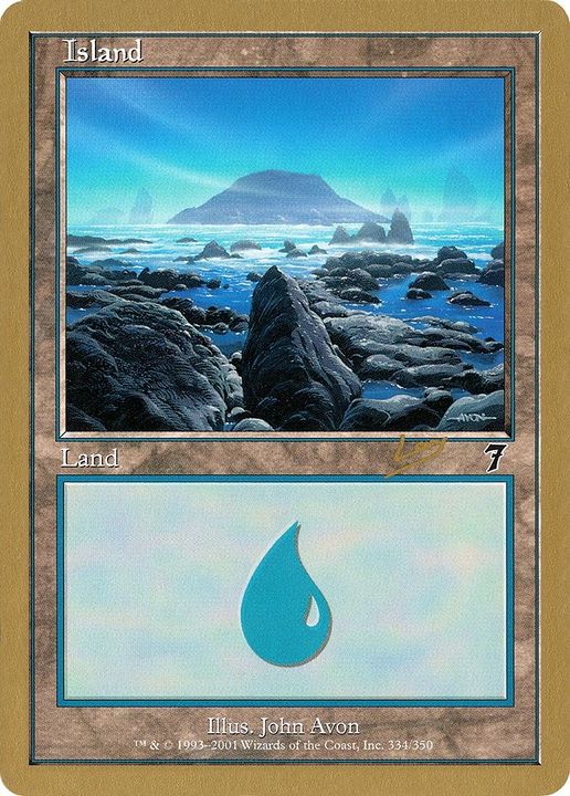 Island in the group Magic the Gathering / Sets / World Championship Decks 2002 at Proxyprinters.com (43254)