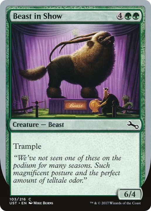 Beast in Show in the group Magic the Gathering / Types / Colors / Green at Proxyprinters.com (43256)