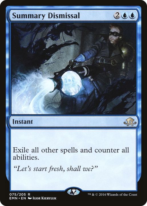 Summary Dismissal in the group Magic the Gathering / Types / Colors / Blue at Proxyprinters.com (4327)