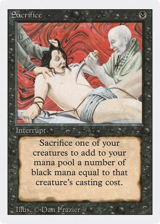 Sacrifice in the group Magic the Gathering / Types / Colors / Black at Proxyprinters.com (43308)