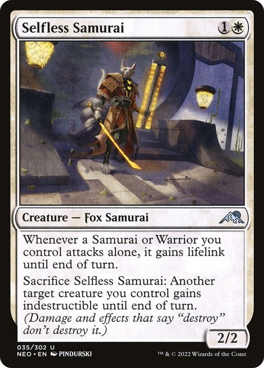 Selfless Samurai in the group Magic the Gathering / Types / Colors / White at Proxyprinters.com (43317)