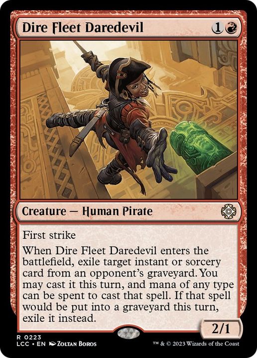 Dire Fleet Daredevil in the group Magic the Gathering / Sets / The Lost Caverns of Ixalan Commander at Proxyprinters.com (43322)