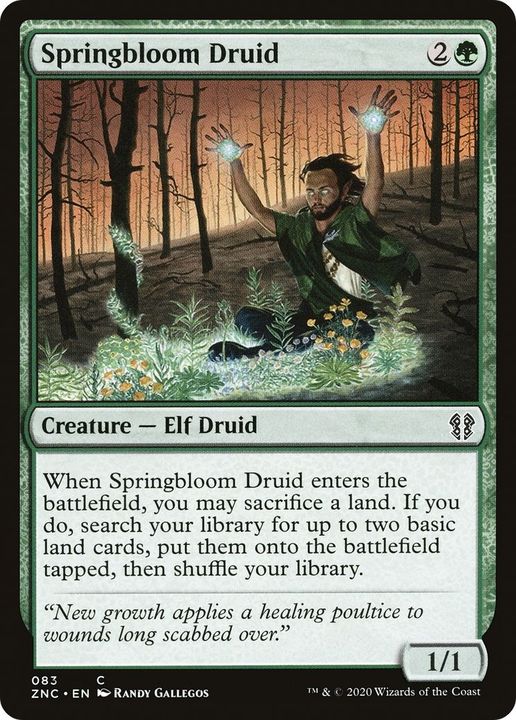 Springbloom Druid in the group Magic the Gathering / Types / Creatures / Elf at Proxyprinters.com (43330)