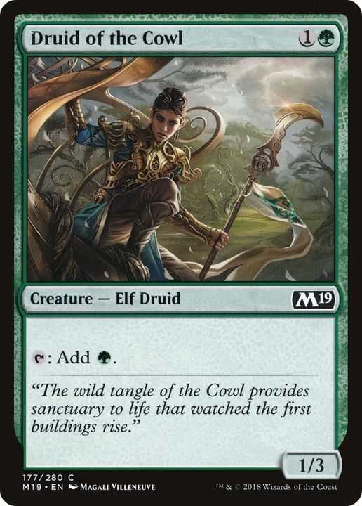 Druid of the Cowl in the group Magic the Gathering / Types / Creatures / Elf at Proxyprinters.com (43339)