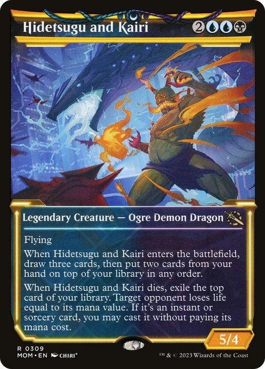 Hidetsugu and Kairi in the group Magic the Gathering / Types / Colors / Multicolors / B, U at Proxyprinters.com (43358)