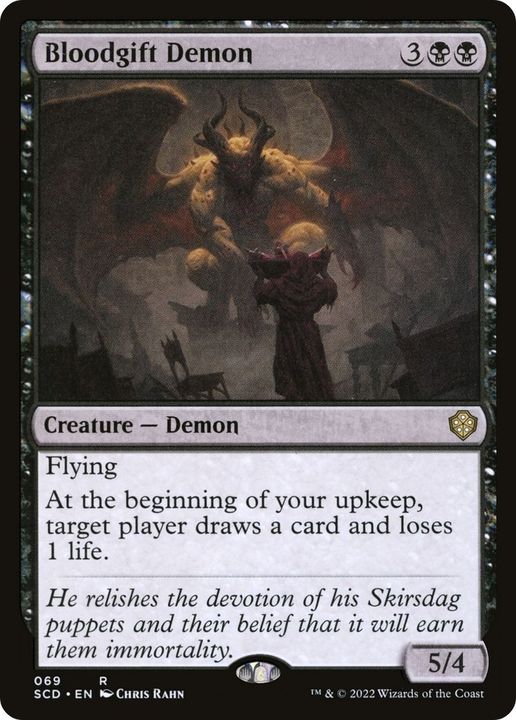 Bloodgift Demon in the group Magic the Gathering / Types / Colors / Black at Proxyprinters.com (43385)