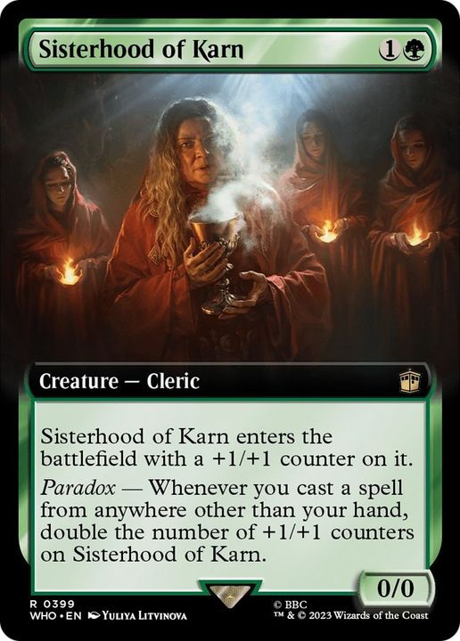 Sisterhood of Karn in the group Magic the Gathering / Types / Colors / Green at Proxyprinters.com (4339)