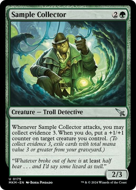 Sample Collector in the group Magic the Gathering / Types / Colors / Green at Proxyprinters.com (43400)