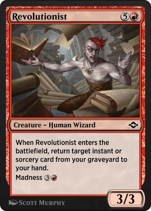 Revolutionist in the group Magic the Gathering / Types / Creatures / Wizard at Proxyprinters.com (43403)