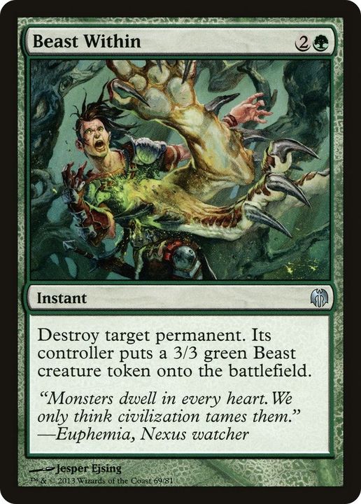 Beast Within in the group Magic the Gathering / Types / Colors / Green at Proxyprinters.com (43405)