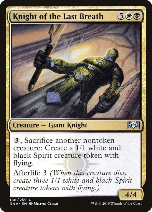 Knight of the Last Breath in the group Magic the Gathering / Sets / Ravnica Remastered at Proxyprinters.com (43416)