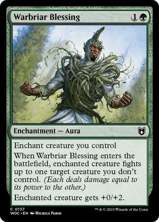 Warbriar Blessing in the group Magic the Gathering / Sets / Wilds of Eldraine Commander Tokens at Proxyprinters.com (43418)