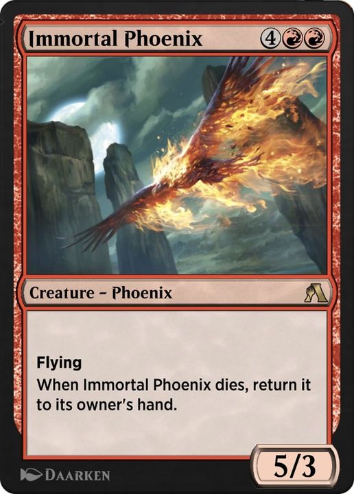 Immortal Phoenix in the group Magic the Gathering / Types / Colors / Red at Proxyprinters.com (43426)