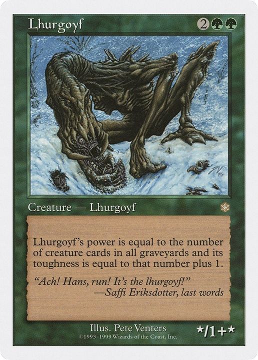 Lhurgoyf in the group Magic the Gathering / Types / Colors / Green at Proxyprinters.com (43439)