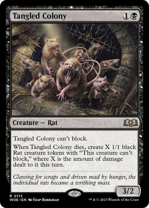 Tangled Colony in the group Magic the Gathering / Sets / Wilds of Eldraine Art Series at Proxyprinters.com (43447)