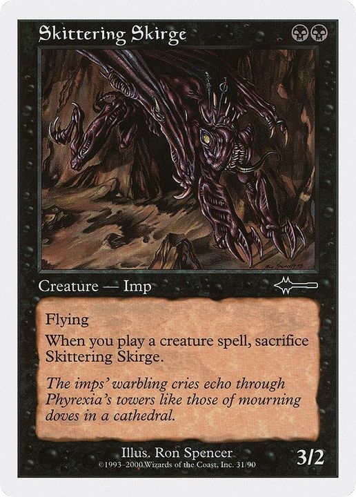 Skittering Skirge in the group Magic the Gathering / Types / Colors / Black at Proxyprinters.com (43462)