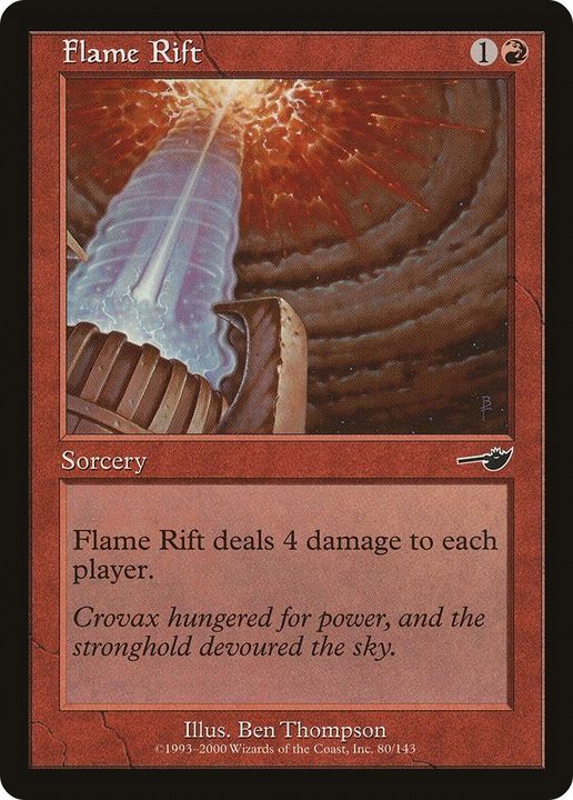 Flame Rift in the group Magic the Gathering / Sets / Nemesis at Proxyprinters.com (43463)