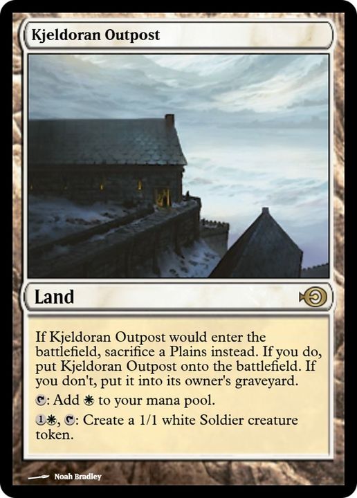 Kjeldoran Outpost in the group Magic the Gathering / Types / Colors / Colorless at Proxyprinters.com (43474)