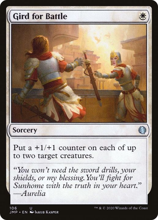 Gird for Battle in the group Magic the Gathering / Types / Colors / White at Proxyprinters.com (43481)