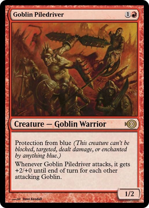 Goblin Piledriver in the group Magic the Gathering / Types / Creatures / Warrior at Proxyprinters.com (43490)