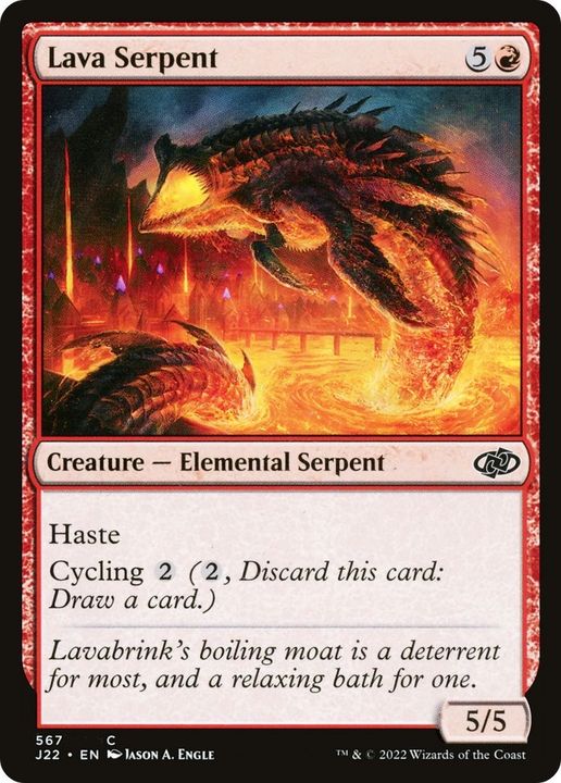 Lava Serpent in the group Magic the Gathering / Types / Colors / Red at Proxyprinters.com (43496)