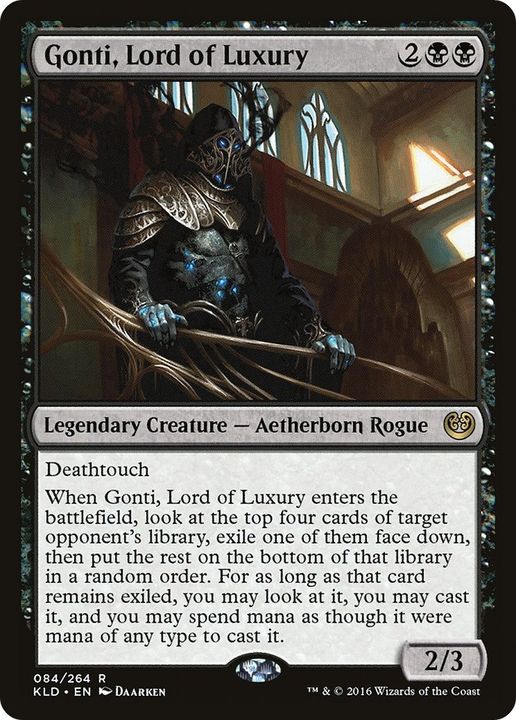 Gonti, Lord of Luxury in the group Magic the Gathering / Types / Colors / Black at Proxyprinters.com (43506)