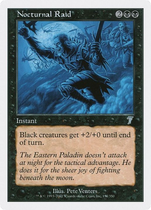 Nocturnal Raid in the group Magic the Gathering / Types / Colors / Black at Proxyprinters.com (43519)