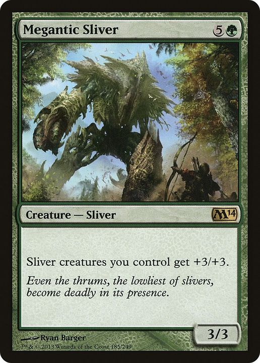 Megantic Sliver in the group Magic the Gathering / Types / Colors / Green at Proxyprinters.com (43526)