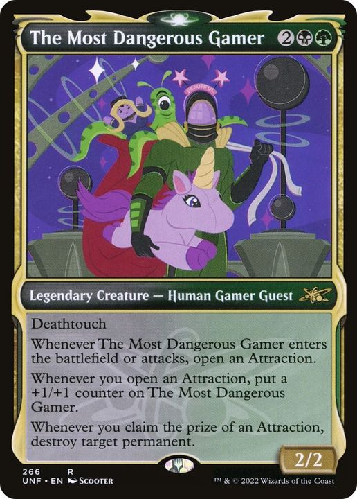 The Most Dangerous Gamer in the group Magic the Gathering / Types / Colors / Multicolors / B, G at Proxyprinters.com (43532)