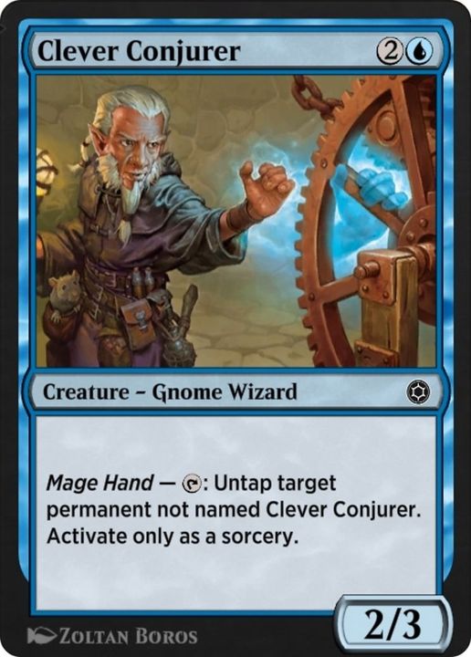 Clever Conjurer in the group Magic the Gathering / Types / Creatures / Wizard at Proxyprinters.com (43549)