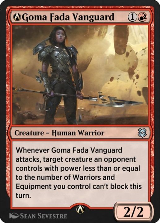 A-Goma Fada Vanguard in the group Magic the Gathering / Types / Creatures / Warrior at Proxyprinters.com (43555)