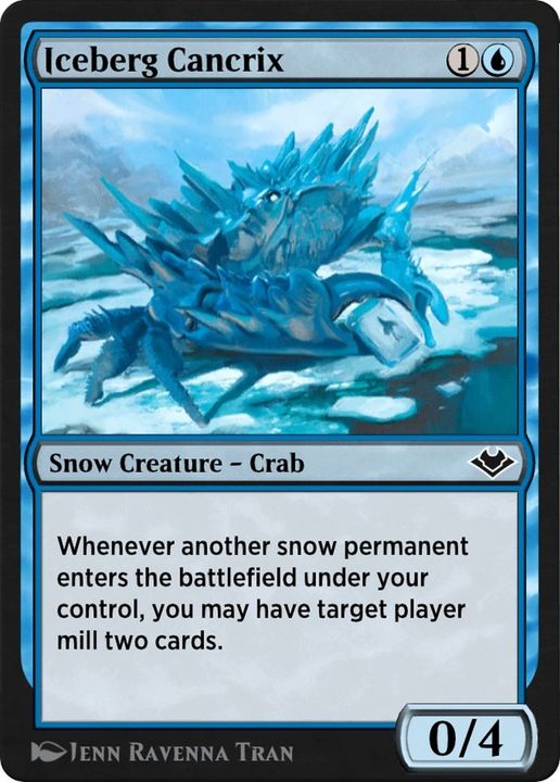 Iceberg Cancrix in the group Magic the Gathering / Types / Colors / Blue at Proxyprinters.com (43571)