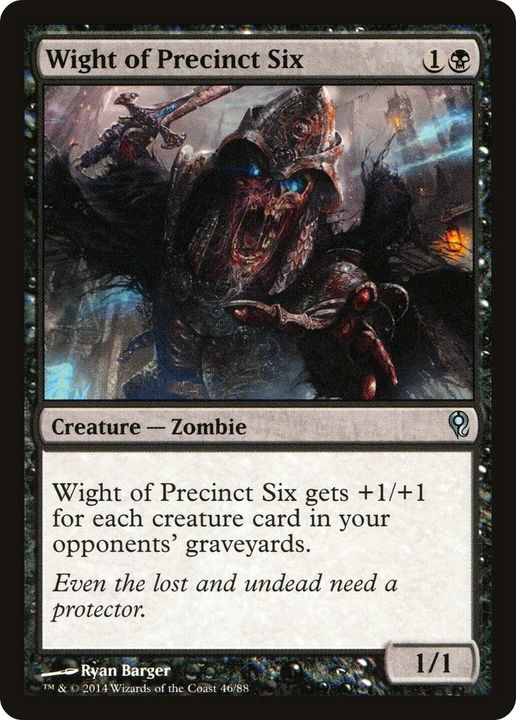 Wight of Precinct Six in the group Magic the Gathering / Types / Creatures / Zombie at Proxyprinters.com (43573)