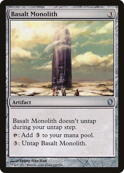 Basalt Monolith in the group Magic the Gathering / Sets / Commander 2013 at Proxyprinters.com (43577)