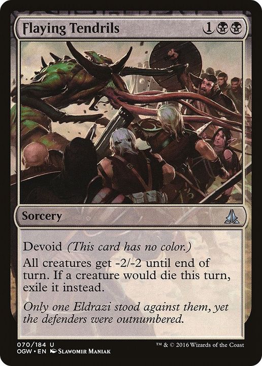 Flaying Tendrils in the group Magic the Gathering / Sets / Oath of the Gatewatch Promos at Proxyprinters.com (43608)