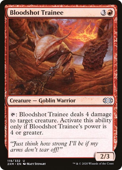 Bloodshot Trainee in the group Magic the Gathering / Types / Creatures / Warrior at Proxyprinters.com (43624)