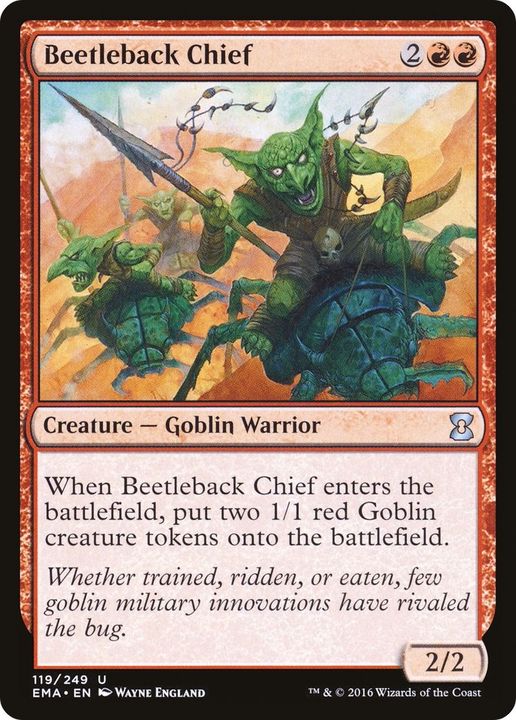 Beetleback Chief in the group Singles at Proxyprinters.com (43631)